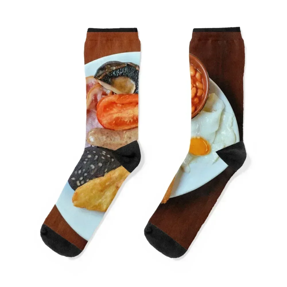 Full English Socks retro happy Designer Man Socks Women's