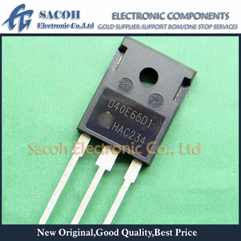 

SACOH New Mosfet transisto 5Pcs/Lot IDW40E65D1 D40E65D1 OR IDW40E65D2 D40E65D2 TO-247