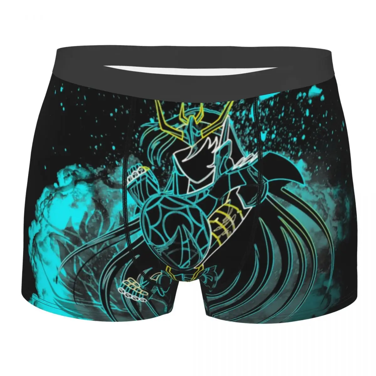 Custom Soul Of The Dragon Underwear Men Breathable Saint Seiya Knights of the Zodiac Boxer Briefs Shorts Panties Soft Underpants