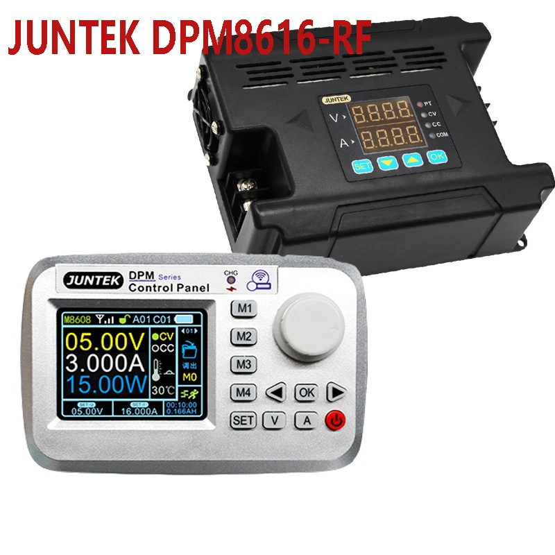 

2023 New JUNTEK DPM8616-RF Remote Control Programmable Power Supply DC DC Digital Adjustable Step Down Voltage Power Supply