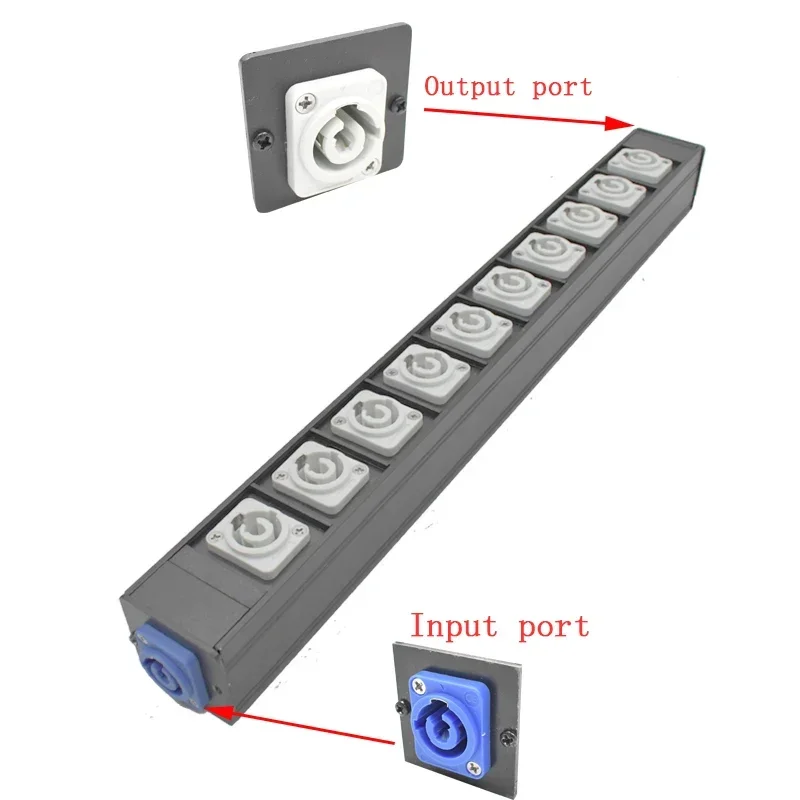 Chassis Light Connector LED Power Con AC Coupler Adapter Extender powercon NAC3MPA NAC3MPB Power Strip SOCKET 20A/250V