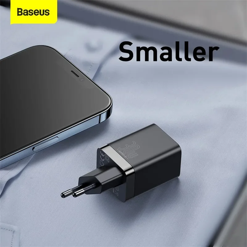 Baseus Super Si Pro Quick Charger C+U 30W EU US