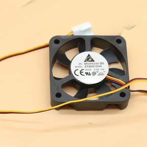 

Новый Efb0512ha-f00 5010 12 В 0,15 А 5 см 3-проводной скорость охлаждения процессора бренд оригинальное пятно