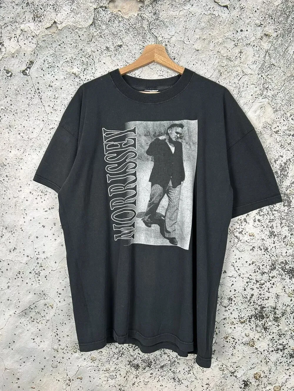 Morrissey 2002 Tour Graphic The Smiths Rock Band Unisex T Shirt Black KH12723 oversized merch concert streetwear vintage retro
