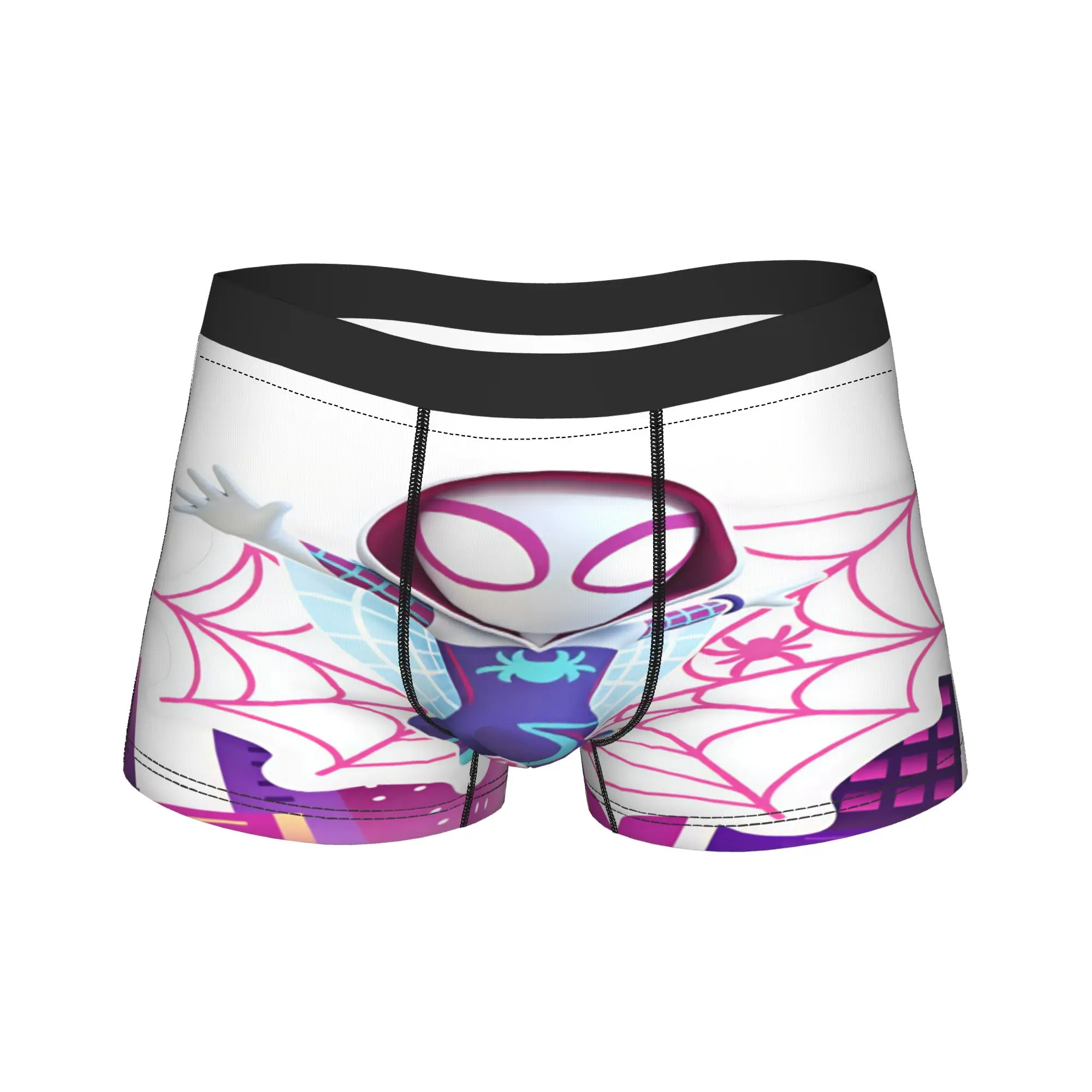 Spider Ghost Gwens Underwear  Man Boxer Brief Sexy Soft Boxer Shorts High Quality Design Plus Size Underpants