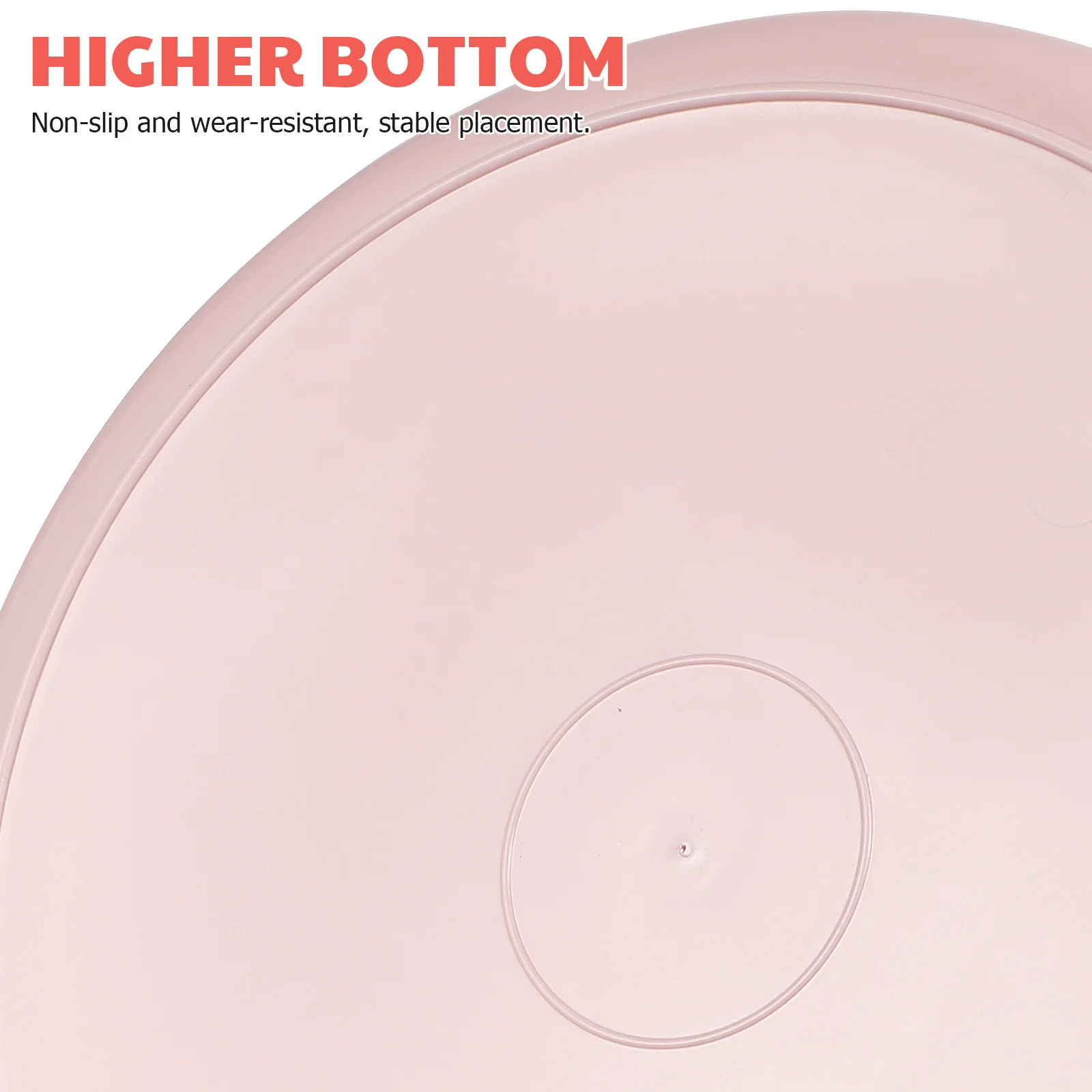 

2pcs Plastic Wash Basin Medium Size Pink For Home Bathroom Foot Use Anti-Slip Durable Household Washing Basin Fashion Bucket