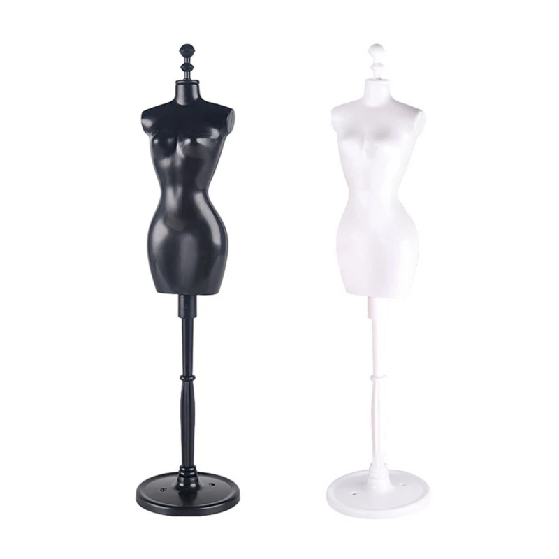 Mini Dolls Display Stand Durable Clothes Holder Dress Models Plastic Material for Dresses and Model Clothing