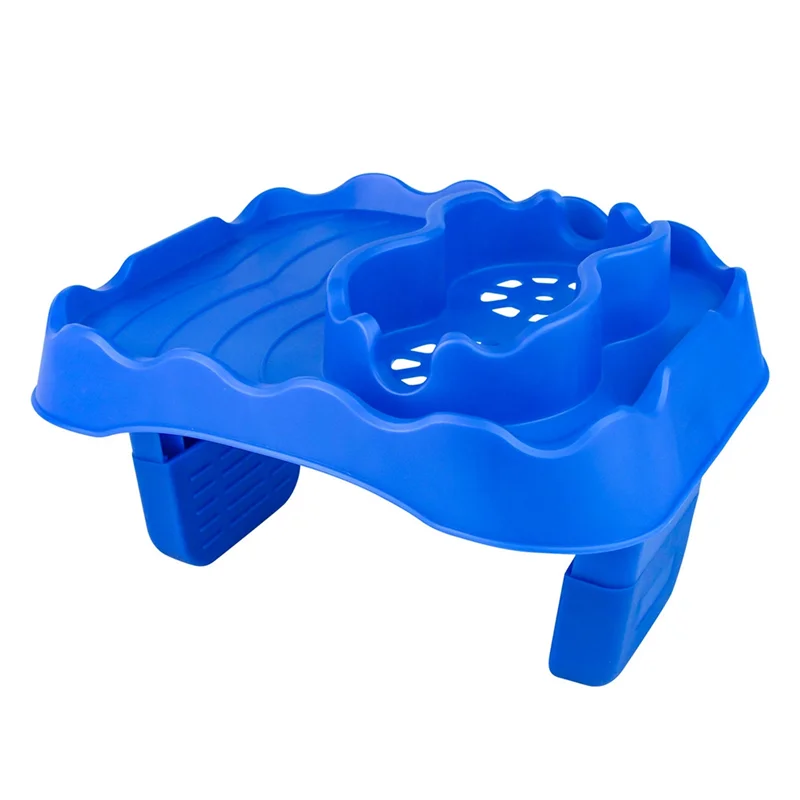 Pool Cup Holder,Detachable Drink Cup Holder and Refreshments Tray Compatible with Intex Most Inflatable Pools A