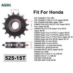 Motorcycle 15T Front Silent Sprocket For Honda CB-1 CB 400 500 CBR400 RVF400 NC35 VFR400 CBF500 ABS CB400 NC31 CBR 400 NC23 NC29