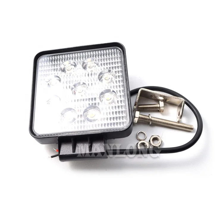 

Forklift Parts 10v-110v 9pcs Lamp Beads Working Front Light Headlight 27w Used for Forklift and Truck