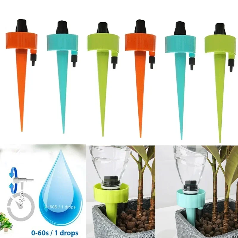 Automatic Watering Device Drip Irrigation System Plants Flower Greenhouse Garden Adjustable Auto Self-Watering Drippers 2024