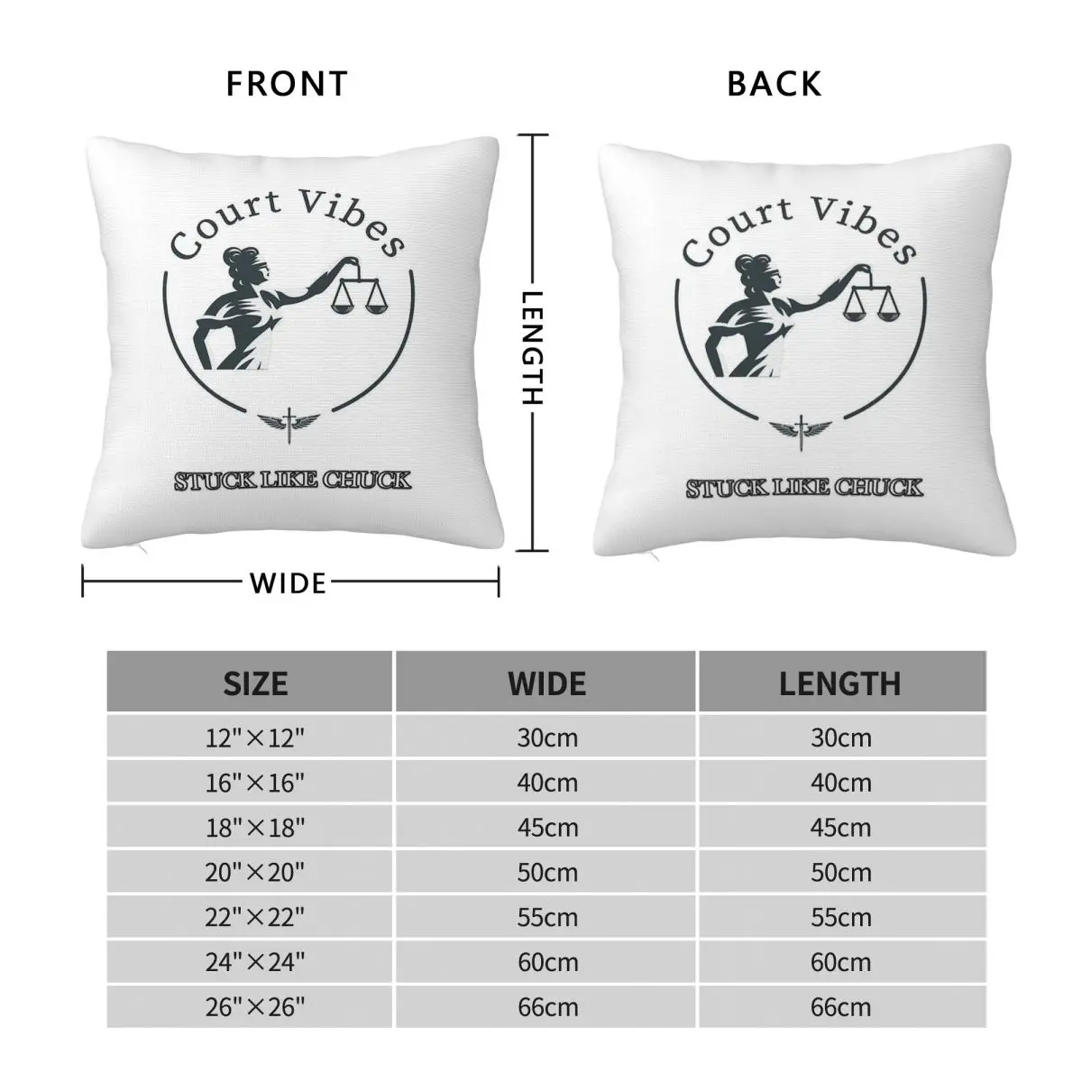 Stuck Like Chuck Judge Fleischer Square Pillowcase Polyester Linen Velvet Printed Zip Decorative Home Cushion Cover