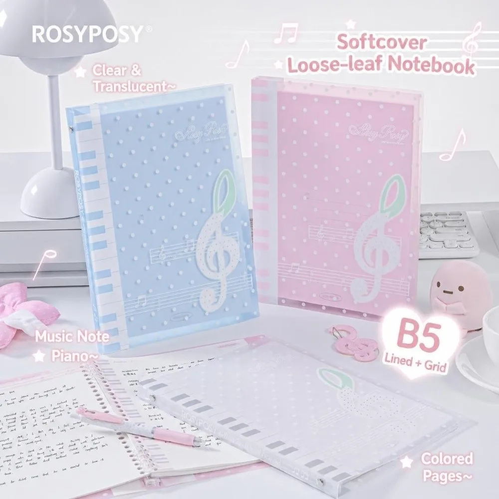 caderno-de-folhas-soltas-com-capa-macia-padrao-de-bolinhas-e-motivos-musicais-formato-b5-com-pautas-e-linhas-ideal-para-estudo-e-uso-diario