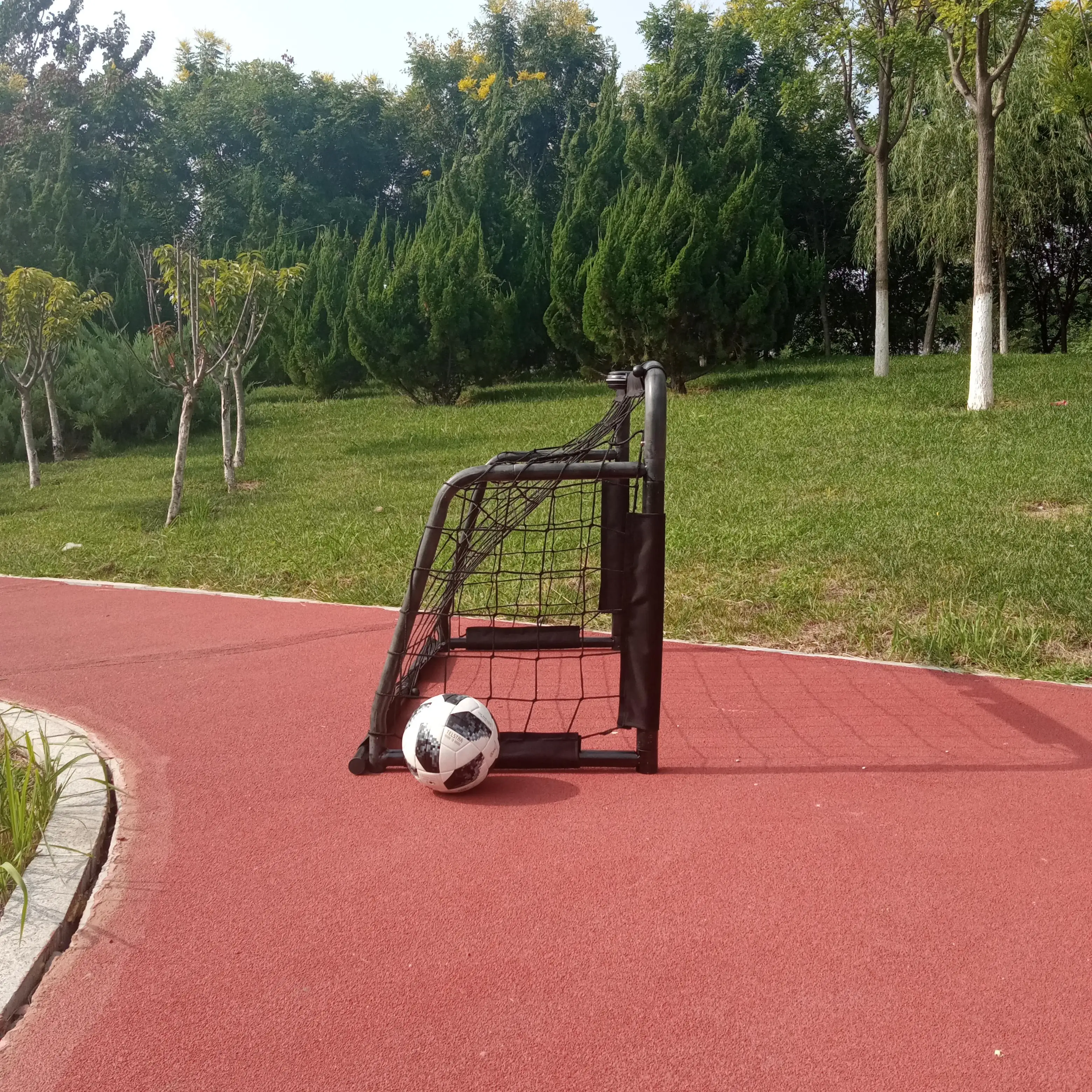 

5ft Black Frame Folding Steel Frame Soccer Goal