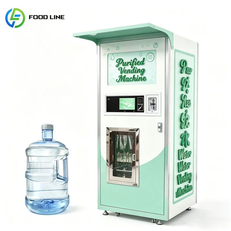Water Vending Machine Automatic RO Purification System Self Service Drinking Water Refill Station Customized