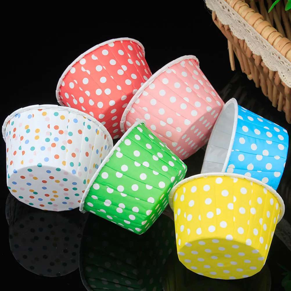 

100Pcs HighTemperature Resistant Baking Paper Cups Durable LeakProof For Tea Parties Baby Showers And Birthday Celebrations