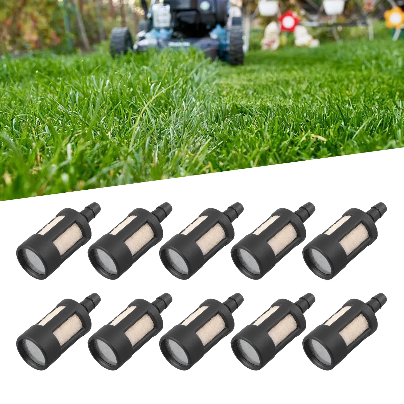 Set General Fuel Filter 10PCS Spare Parts Chainsaw For Gasoline Machinery Grass Trimmer Brand New High Quality