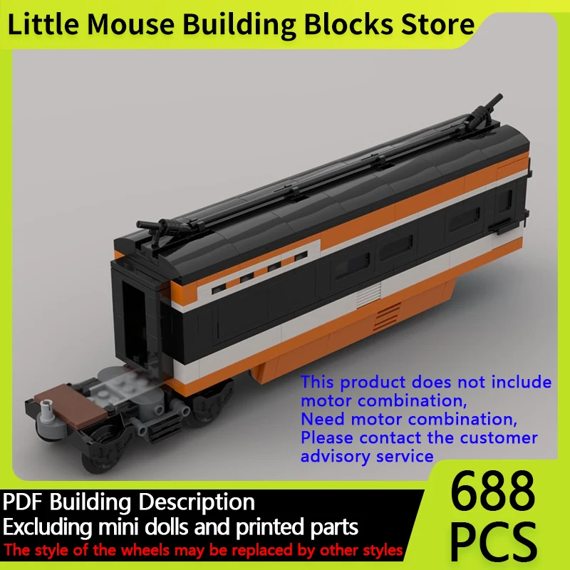 

City Car Model MOC Building Bricks Horizon Express Train Modular Technology Gifts Holiday Assemble Children Toys Suit