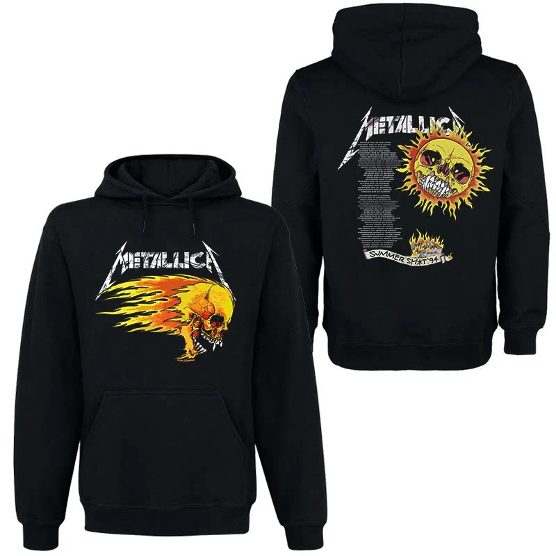 2026 Neues, seltenes METALLICA Rock Dark Style Album-Set, langärmeliges Kapuzensweatshirt für Herren und Damen aus Europa und Amerika – Detail 14
