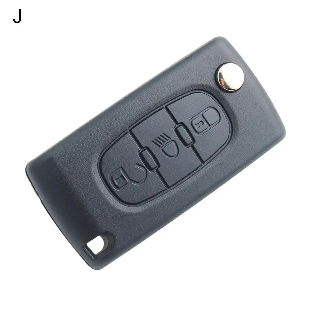 

Remote Key Shell Car Supplies Durable Folding Car Key Shell for 307/408/308/407 Impact Resistant Remote Key Case Easy