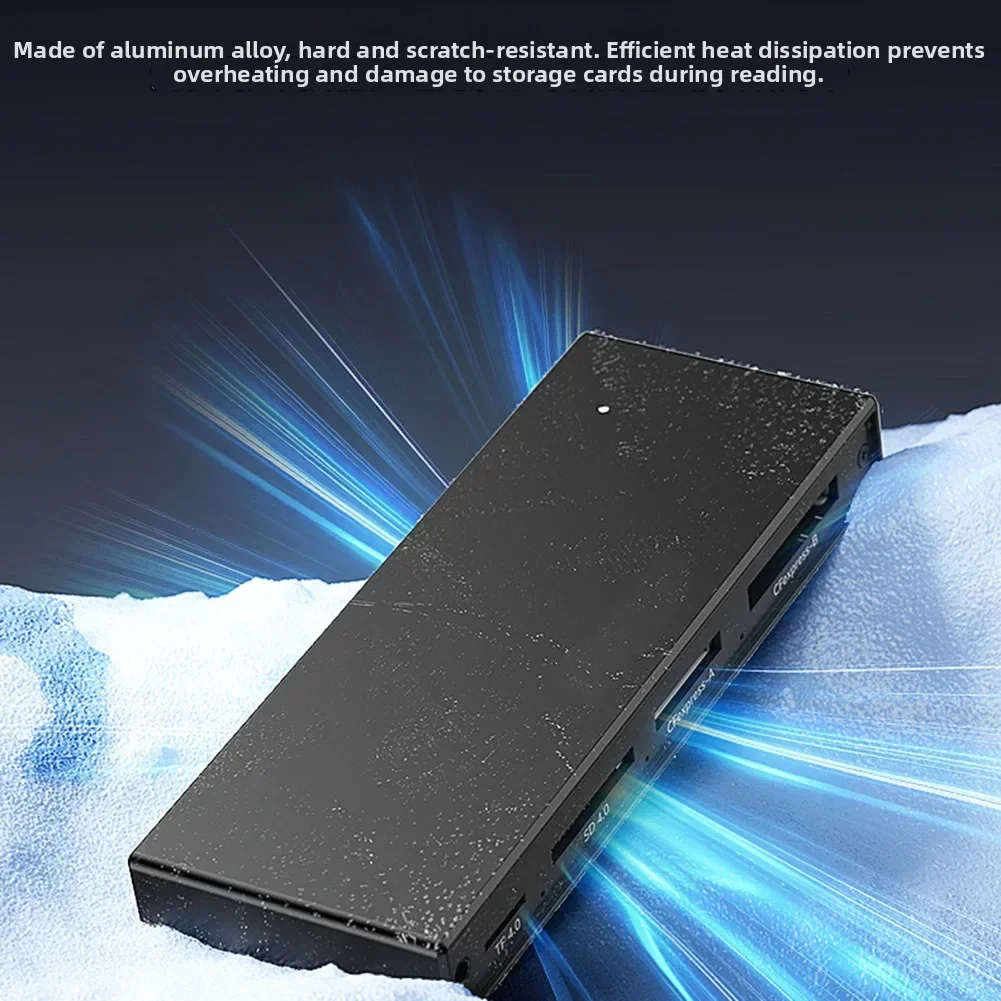 5in1 USB 3.2 Camera Memory Card Reader Fast 10Gbps Transfer Card Reader Supports Multiple Formats Reader Slot Transferring Files