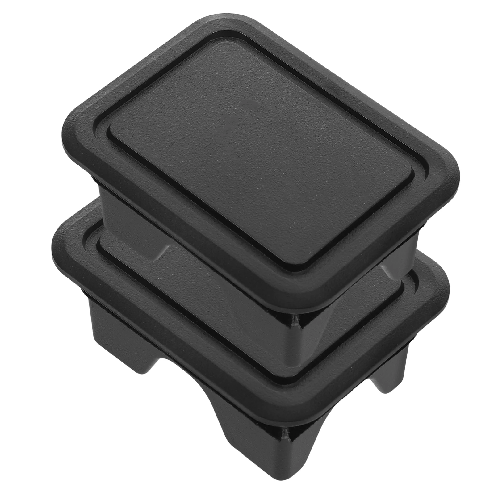 

2PCS Truck Bed Hole Plugs Car Rail Protectors Rear Molding Covers Caps Trim Stake Pocket Cover Hole Plugs Truck Accessories