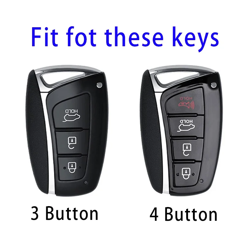 Fashion TPU Remote Key Case Cover For Hyundai Grandeur HG Sedan Genesis G80 Santa Fe 3DM Grand 2018 IX45 EQUUS Azera Holder Fob