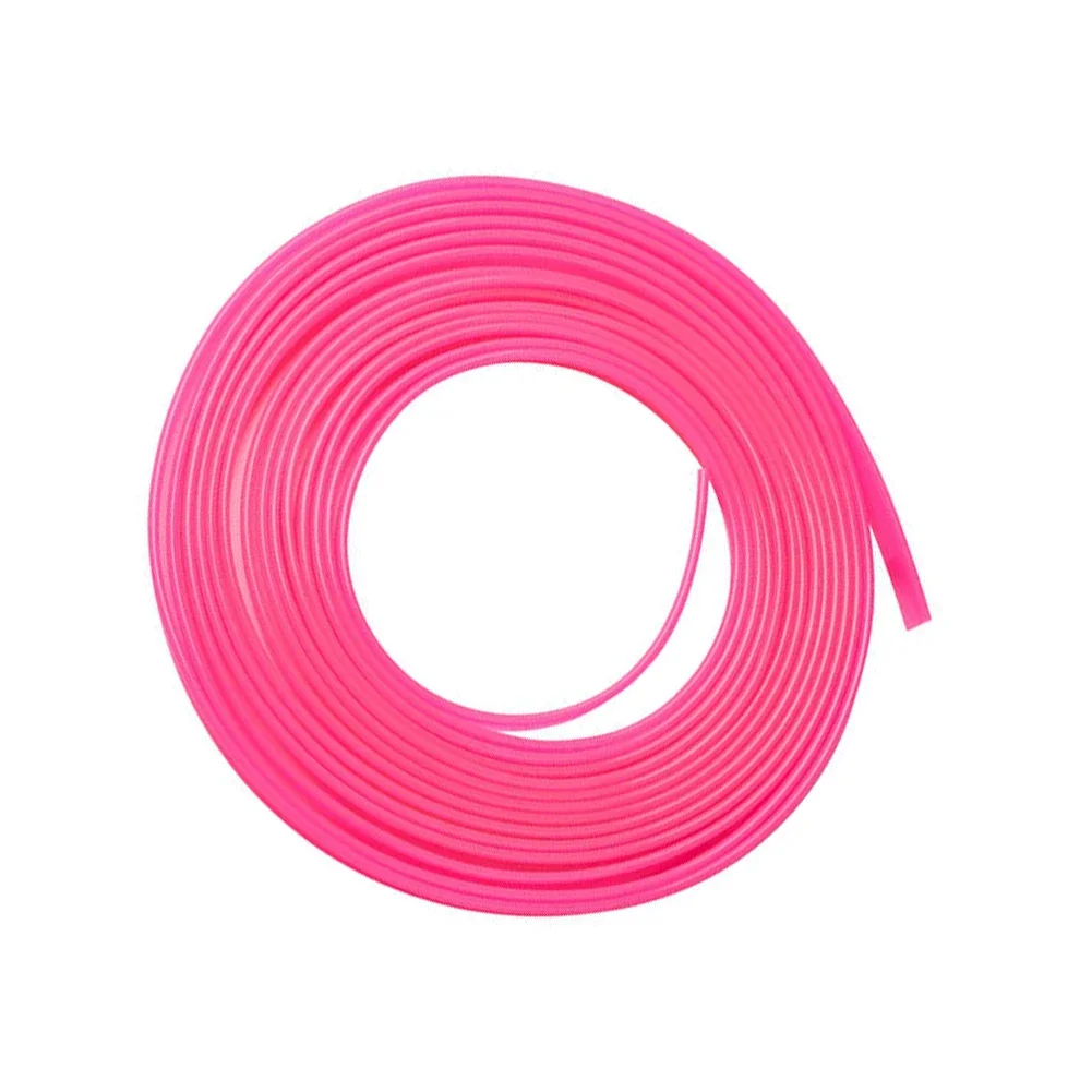 5M Car Moulding Decoration Flexible Strips Car Interior Accessories Pink Point Edge Gap Door Panel Molding Line Trims