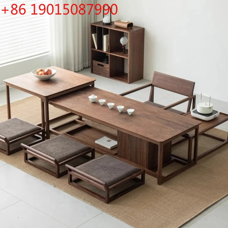 

LH Solid wood low tea table Tatami drinking tea tea table household