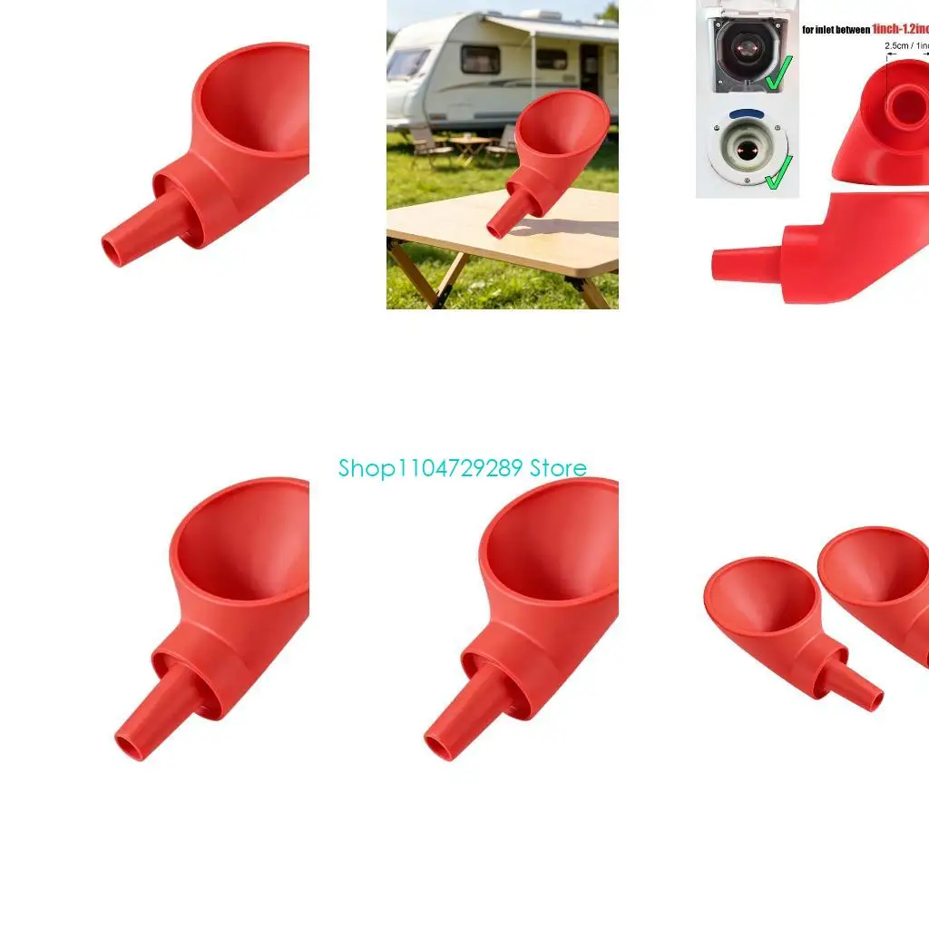 D8KE Freshwater Filler Tool Campers Water Inlets Funnel Filler for Travel Trailer Essential Water Filler Funnel