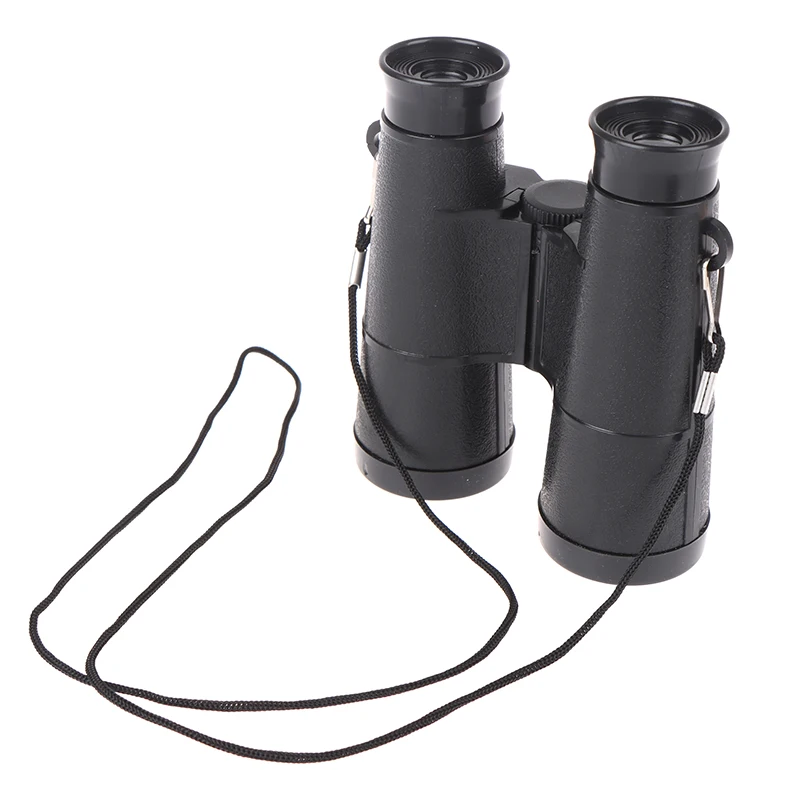 6X35 Black Plastic Camping Binoculars Children Kids Toys Outdoor Telescope Supplies