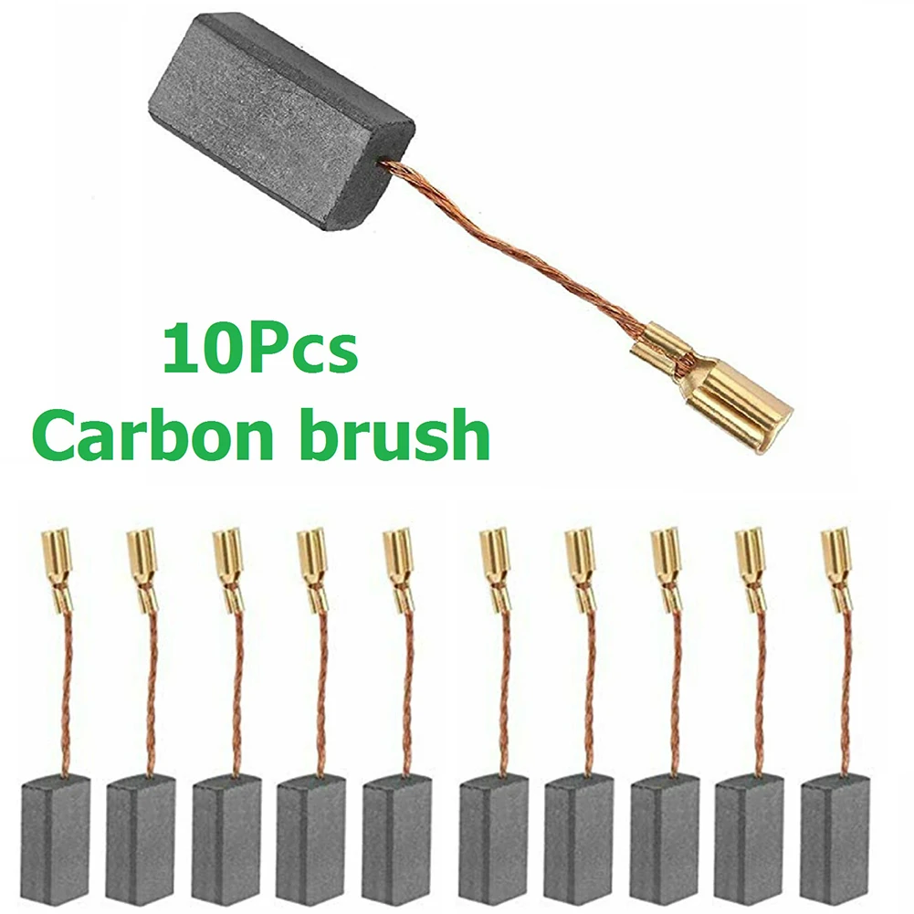 10pcs Carbon Brushes Replacement For Angle Grinder GWS6-100 S1M-FF03-100A Electric Power Tool Accessories