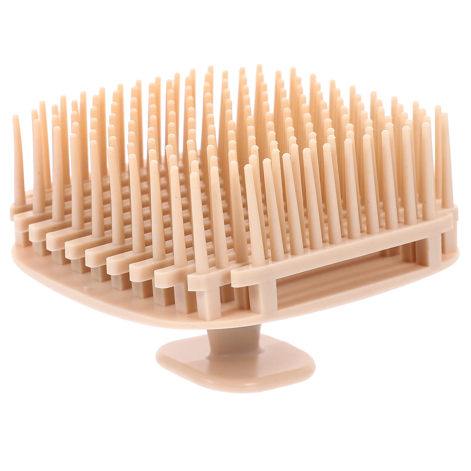 

Shampoo Brush Hair Scrubber Small Scalp Massage Massager Bath Brush for Washing Tpe White Easy Hold Suitable Wet Dry Clean