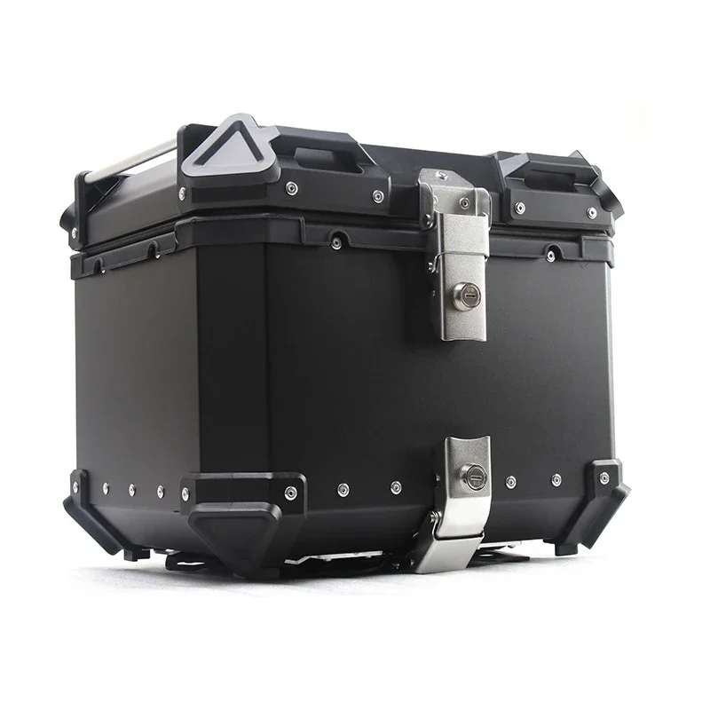 Motorcycle General Large Capacity Aluminum Alloy 38l, 45l Waterproof Quick Detachable Side Box Luggage Storage Box Travel Box