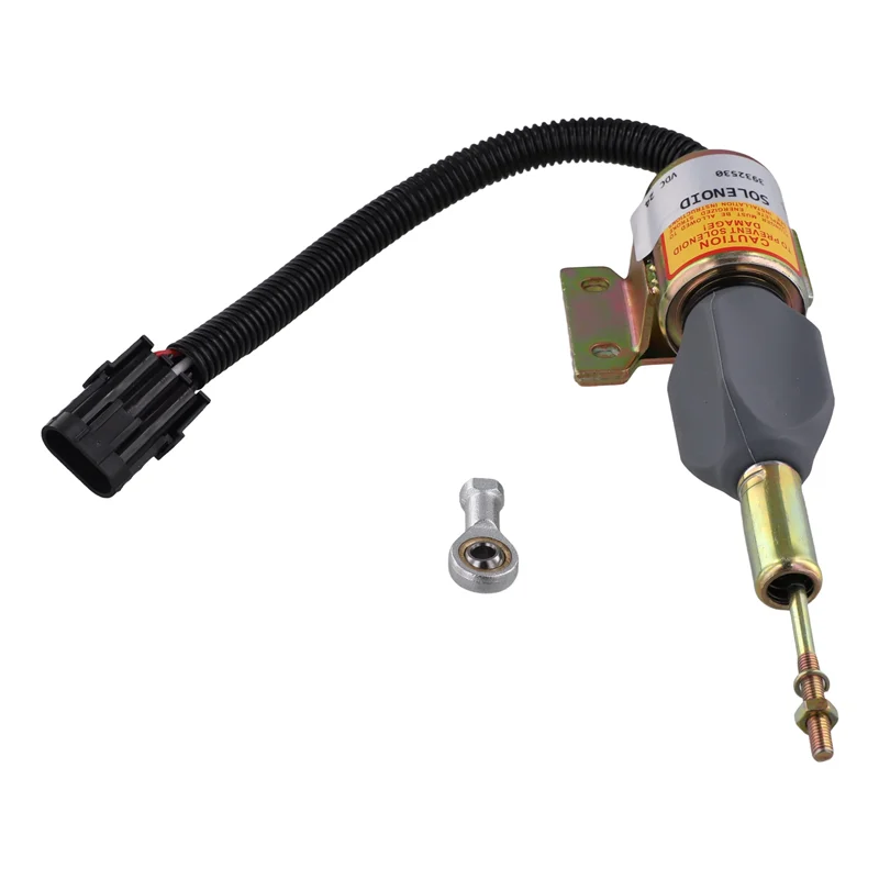 

AASS-3932530 24V Diesel Engine Shut Off Solenoid SA-4756-24 For Cummins 4BT, 6BT5.9 Excavator