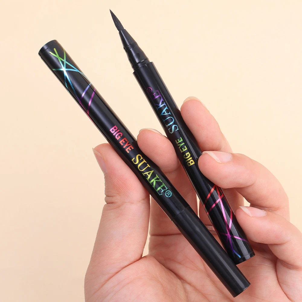 Penna per Eyeliner liquido ad asciugatura rapida duratura impermeabile non Bloom Smooth Matte Black Eye Liner matita per ciglia inferiore trucco per gli occhi cosmetico