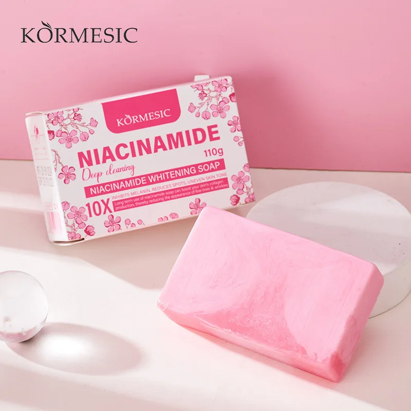 KORMESIC 10X Niacinamide Bath Soap Whitening Anti-Wrinkle Tender Body Skin Care for Women