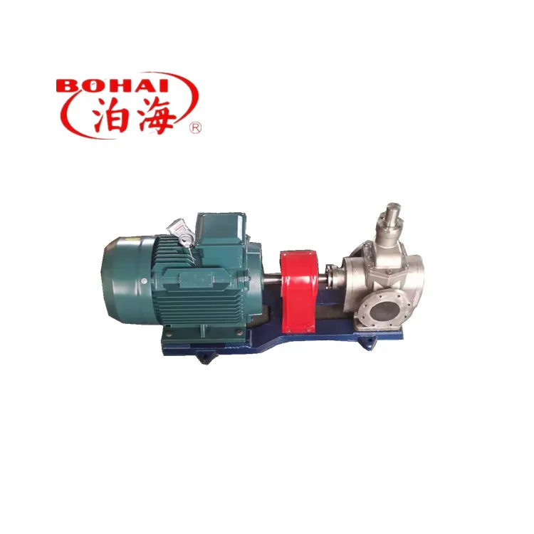 

YCB high pressure circular arc gear pump stainless steel Marine lubricating oil pump