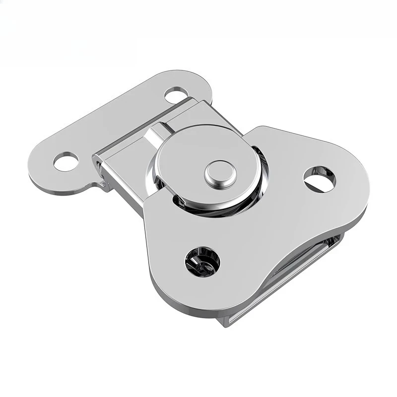 304 Food Grade Stainless Steel Butterfly Twist Buckle Rotary Latch Lock Anti-rust Fastener For Aviation Case Equipment Tool Box