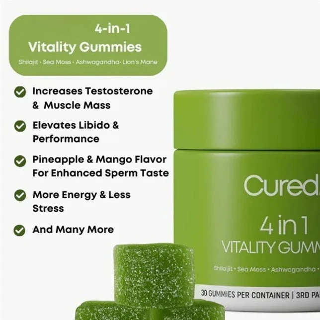 

Xilaizhi 4in1 Vitality Gummies Boost Immunity, Supplement Body Nutrients, Relieve Fatigue