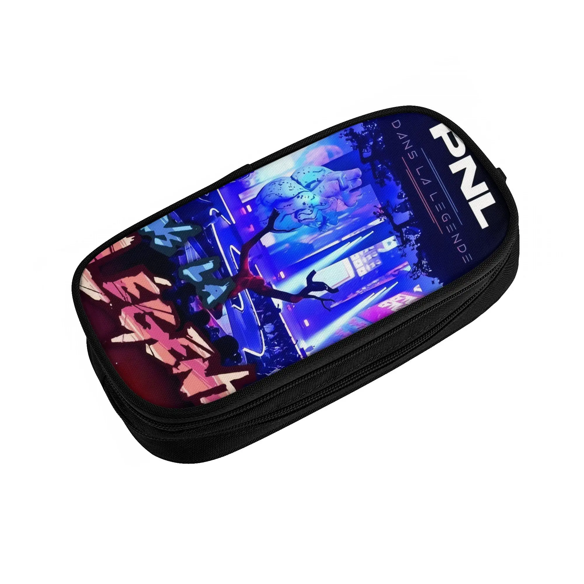 Kawaii French Rapper PNL QLF Pencil Case for Girls Boys Large Storage Le Monde Chico  Pencil Bag School Supplies