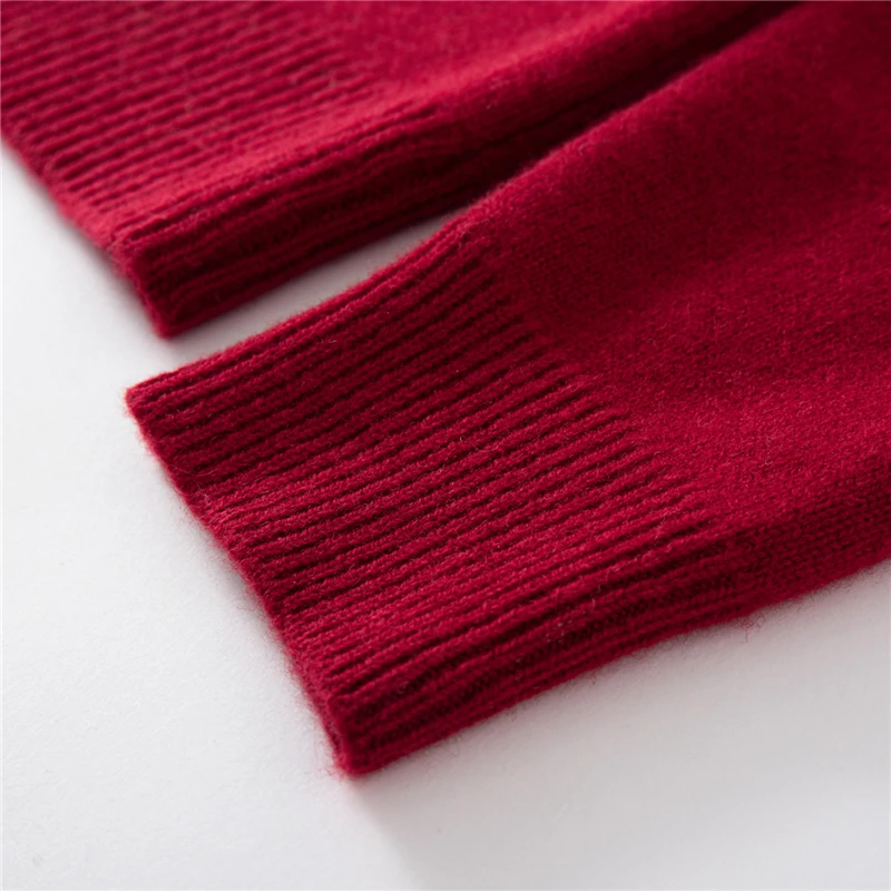 Cardigan con cerniera da uomo autunno inverno maglione di lana merino 100% collo finto spesso cappotto di cashmere a maniche lunghe abbigliamento casual coreano