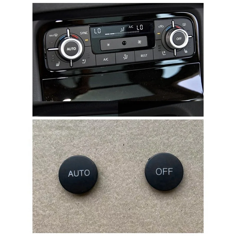 

Практичная ручка переключателя автомобильного кондиционера Touareg, крышка кнопки автоматического управления, панель выключения, круглые аксессуары