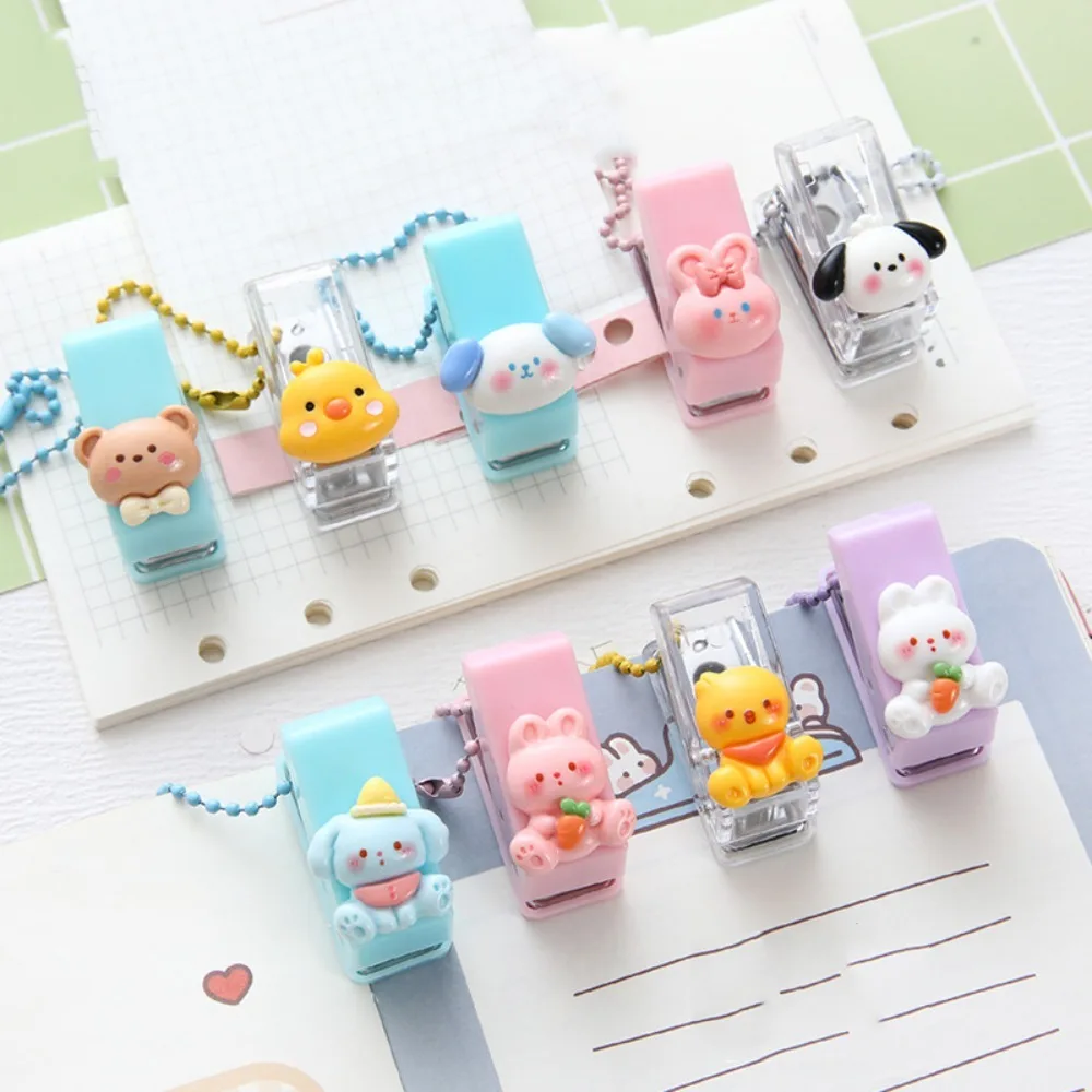 1 foro Cute Hole Punch er Paper Punch foro rotondo Mini Paper Puncher Paper Cut cancelleria Single Hole Punch Office Binding Tools