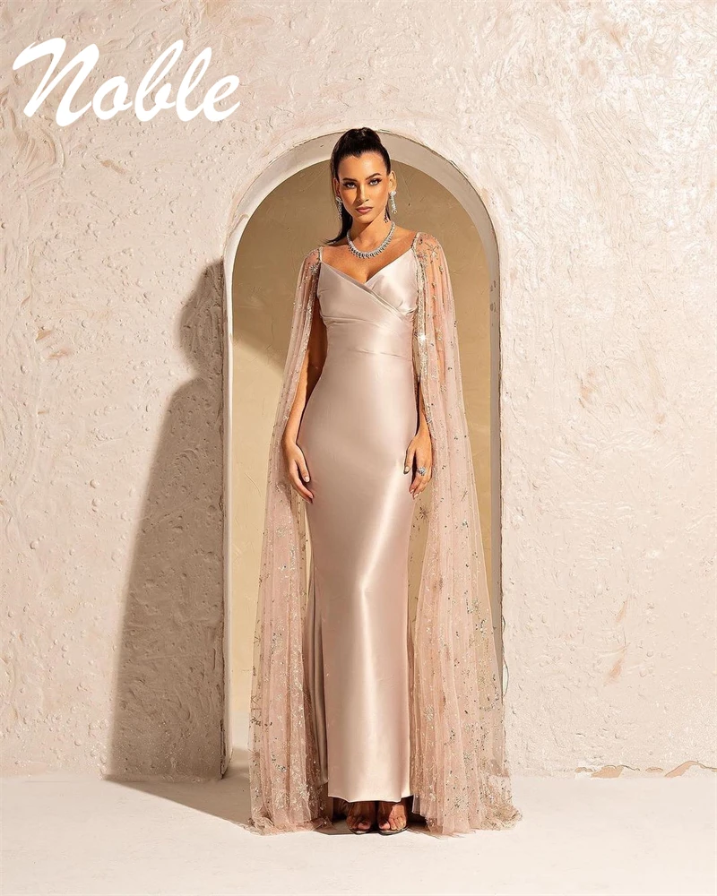 

Noble Off The Shoulder Neckline Prom Dress Long Sleeves With Ankle Length Evening Elegant Party Dress For Women2023