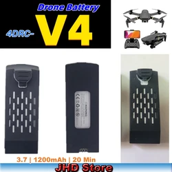 JHD 4DRC V4 bateria do drona 3.7V 1200mAh bateria Lipo dla drona 4D-V4 część zamienna 4DRC V4 bateria