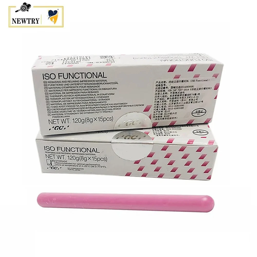 

2/5/10/15Pcs FUJI GC Dental Edge Shaping Wax Sticks Denture Base Tray Border Molding Wax Rebasing Relining Impression Materials