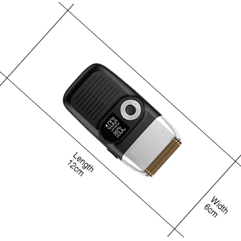 Original Kemei potente barbero Pro Afeitadora eléctrica para hombres pelo barba Afeitadora eléctrica Balds cabeza máquina de afeitar acabado desvanece