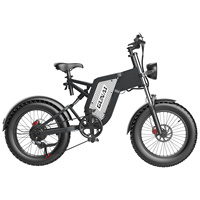 GUNAI MX25  Adult Electric Bicycle 1000W Men's City E-Mountain Bicycle 48V25AH 20 Inch Off-Road Fat Tire Mountain  Electric Bike