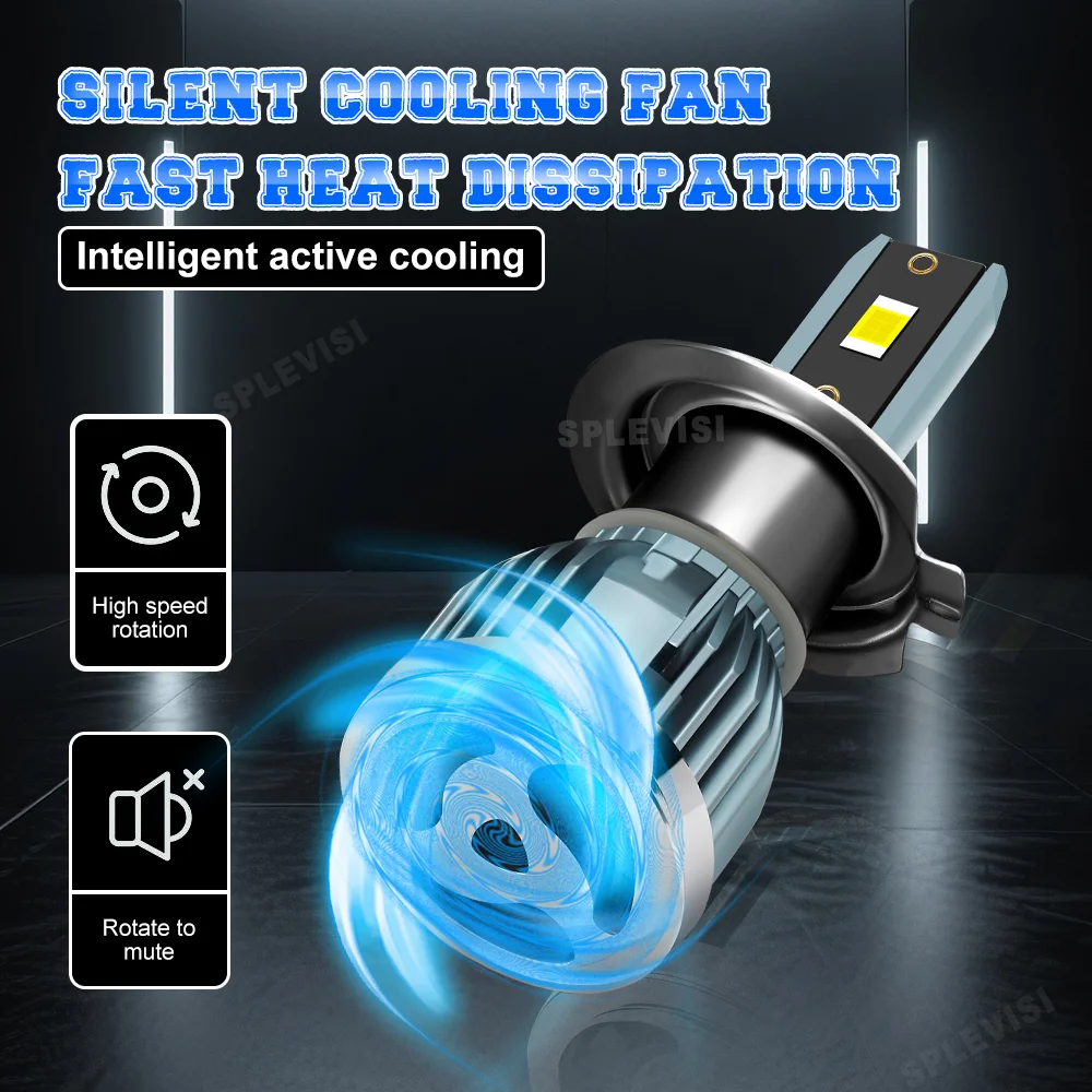 جميع الأحوال الجوية LED H7 477 المصباح كشافات عالية منخفضة شعاع لمرسيدس A Class W169 2004 2005 2006 2007 2008 2009 2010 2011 2012 #4